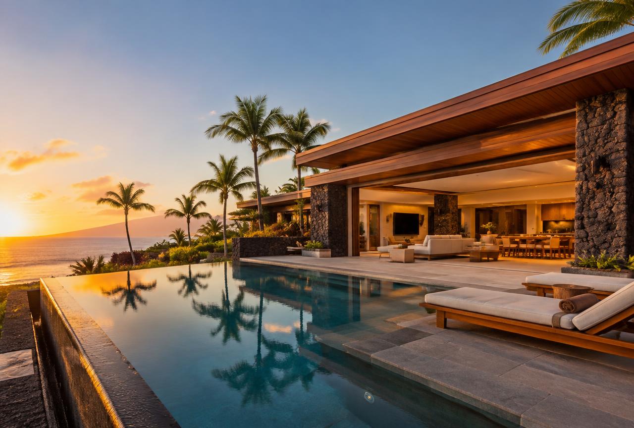 Oceanfront Contemporary on Makena Rise